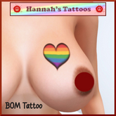 Pride Heart on Breast