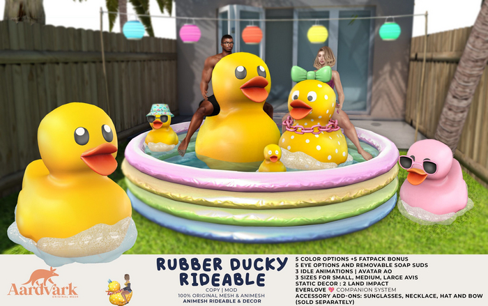 Aardvark : Rubber Ducky  -  FATPACK  