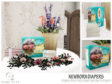 :BabyLuxe:-Newborn Diaper Decor(add)