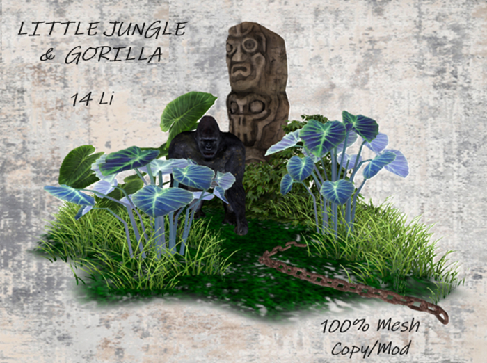 JUNGLE Little Jungle & gorilla