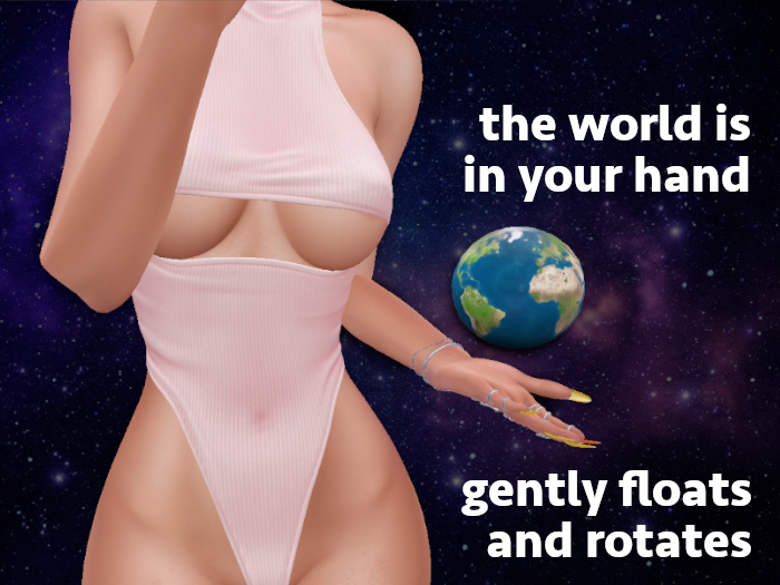 Chatty box the world planet earth orb in your hand