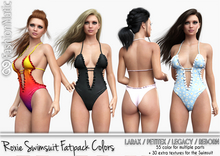 Swimsuit Roxie Fatpack Colors - LaraX, PetiteX, Legacy, Reborn - FashionNatic
