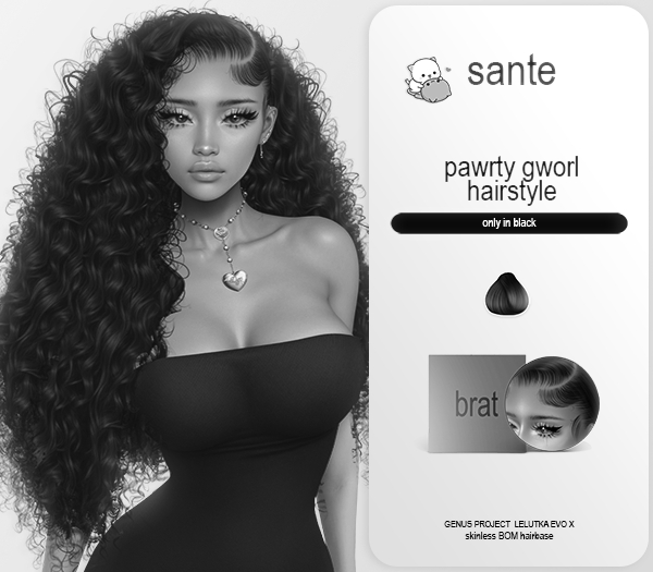 SanteXCX - "Pawrty Gworl" Hairstyle Demo
