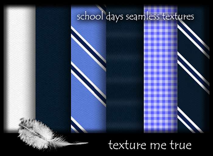 TMT school days seamless fabric texture pack