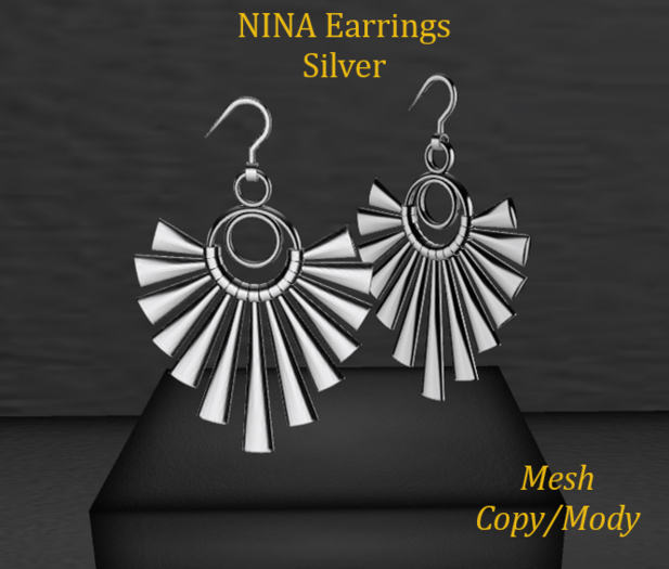 NINA Earrings - Silver
