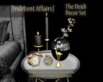 [Indecent Affairs] The Heidi Decor Set