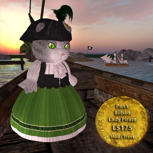 Pan's Tiny 'Bilbao' Lady Pirate Dress