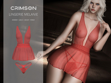 [CRIMSON] Lingerie Melanie Red
