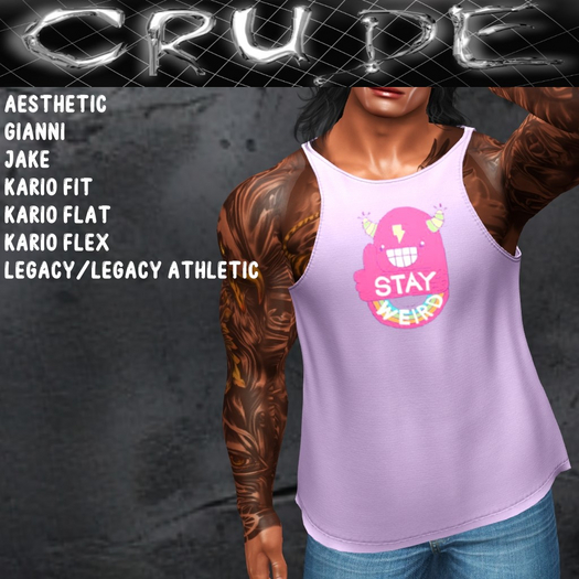 Stay Weird Men's Tank (MT1)  <Wear Me>