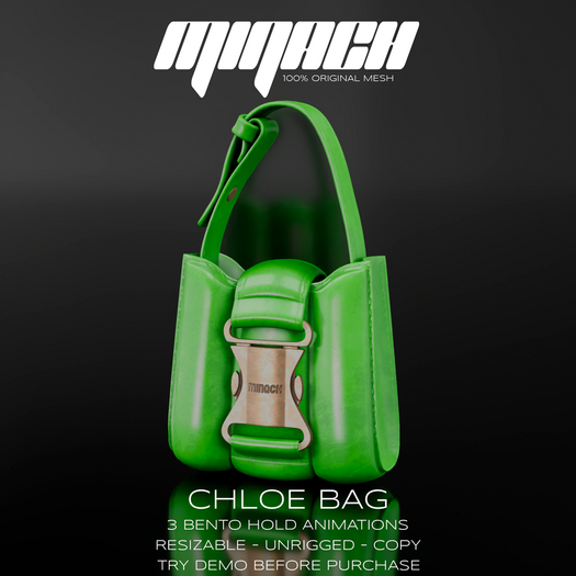 MINACH - Chloe Bag - Neon Lime