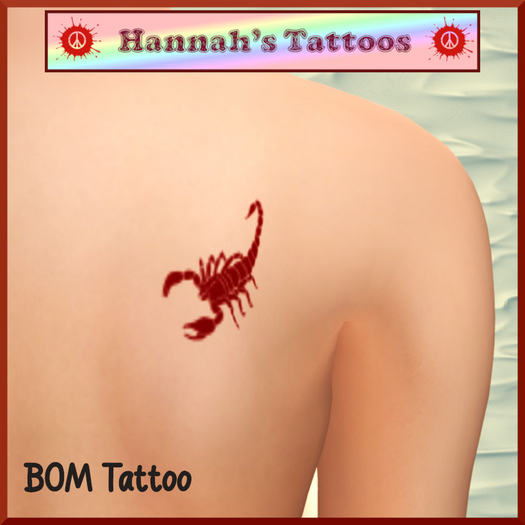 Scorpion Shoulder Tattoo