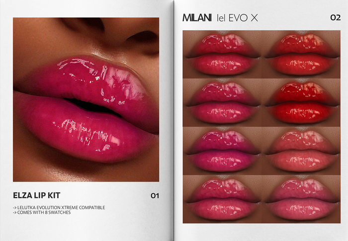 MILANI - "ELZA" LIP KIT / FATPACK