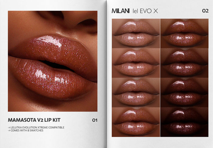 MILANI - "MAMASOTA V2" LIP KIT / DEMO