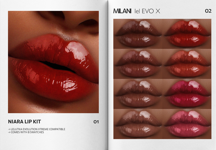 MILANI - "NIARA" LIP KIT / FATPACK