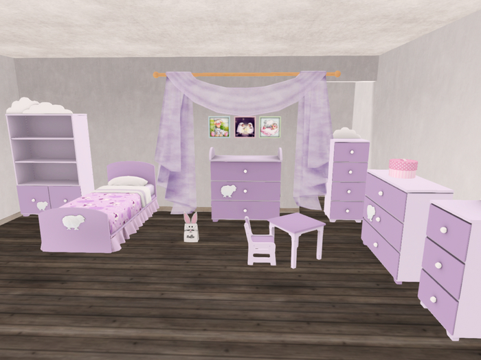 ~Stuffie~Sheepy Complete Bedroom Set