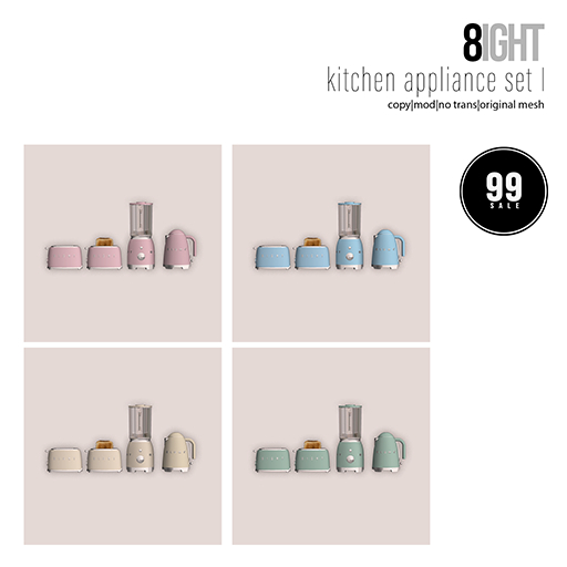8 Kitchen Appliance Set I - Fatpack