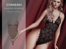 [CRIMSON] Lingerie Catherine Brown