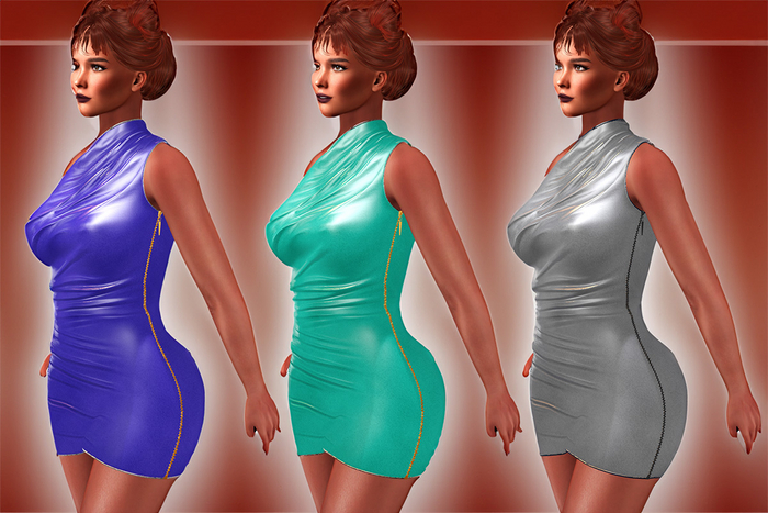 Dress and Heels Fenia,LaraX,Legacy,Perky,Maitreya,Reborn ,Waifu