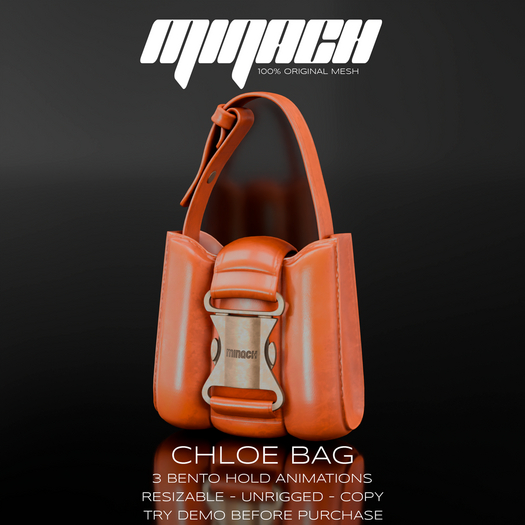 MINACH - Chloe Bag - Neon Orange