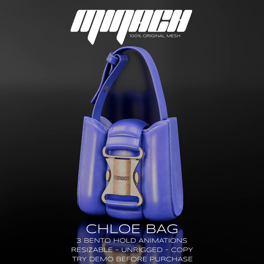 MINACH - Chloe Bag - Neon Purple