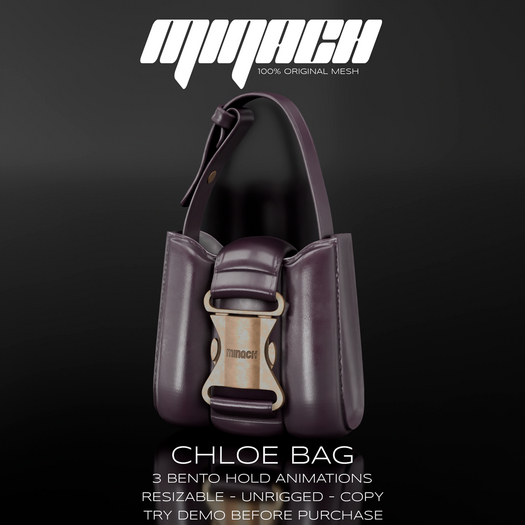 MINACH - Chloe Bag - Plum