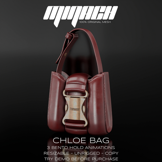MINACH - Chloe Bag - Wine