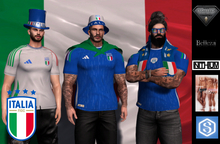 GET HAMPTED FOOTBALL NATION:: ITALY 24/25 KIT