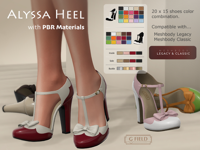 *GF* Alyssa Heel [Meshbody Classic / Legacy]