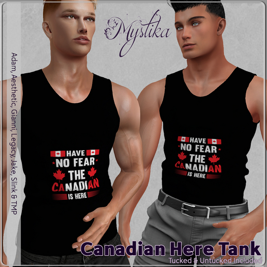 ~Mystika~ Canadian Here Tank Men