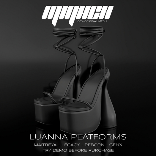 MINACH - Luanna Platforms - Black