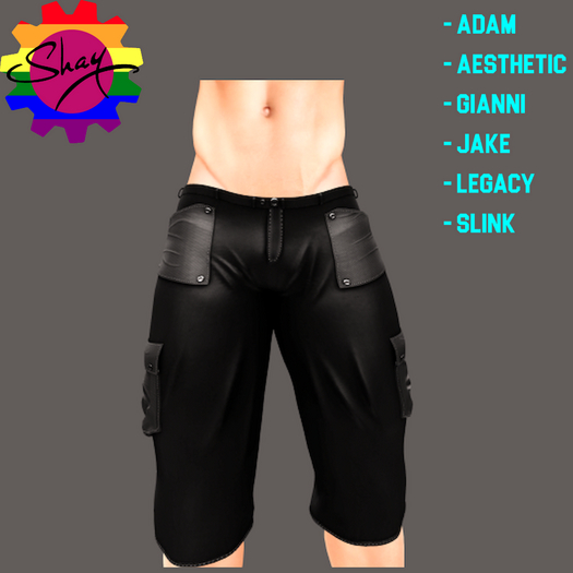 Cole Shorts Solid Black