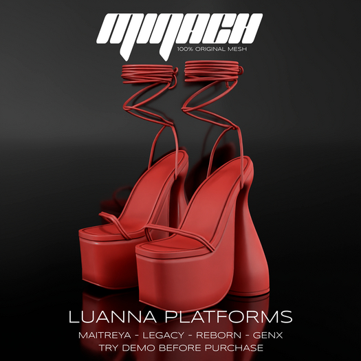 MINACH - Luanna Platforms - Red
