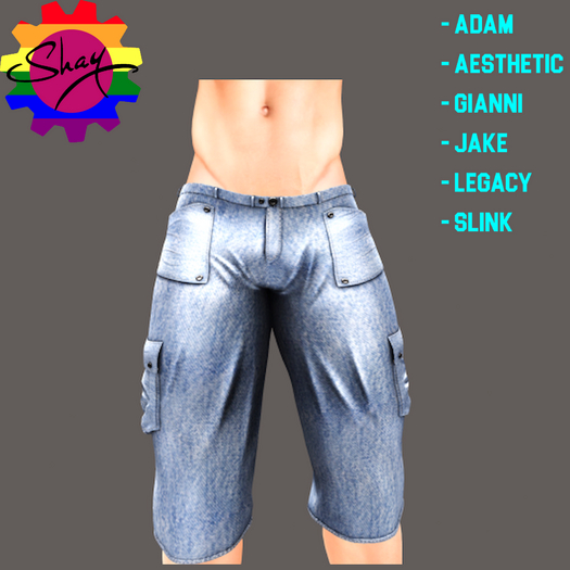 Cole Shorts Solid Light Blue
