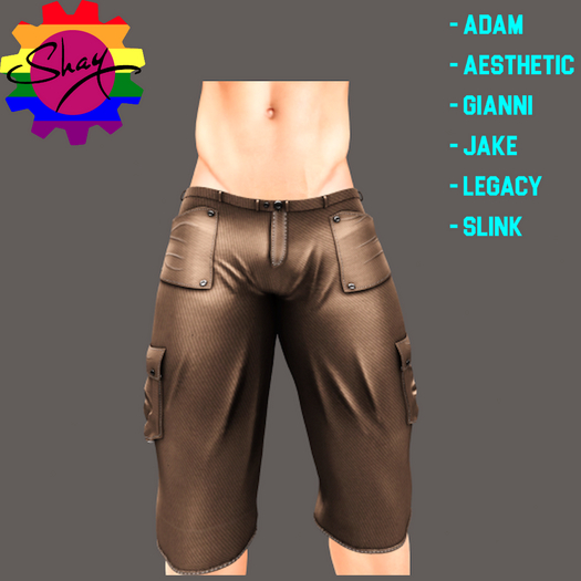 Cole Shorts Solid Light Brown