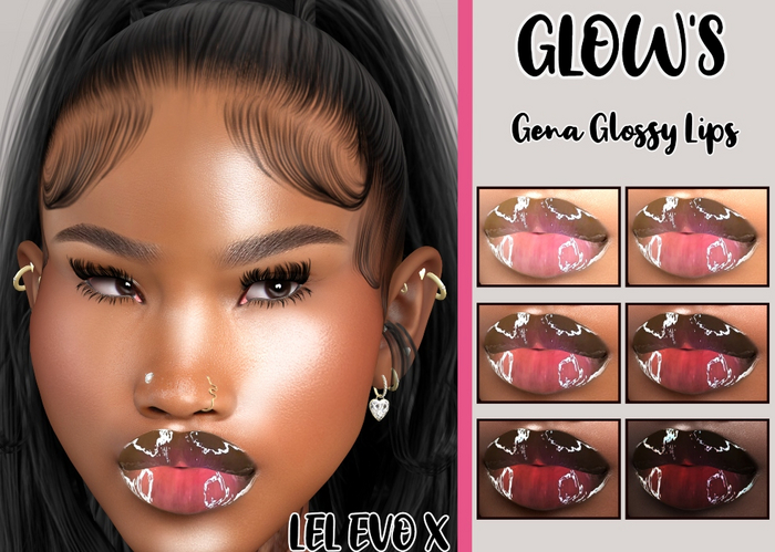 GLOW'S-GENA GLOSSY LIPS
