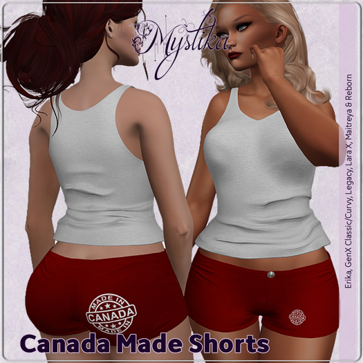 ~Mystika~ Canada Made Shorts