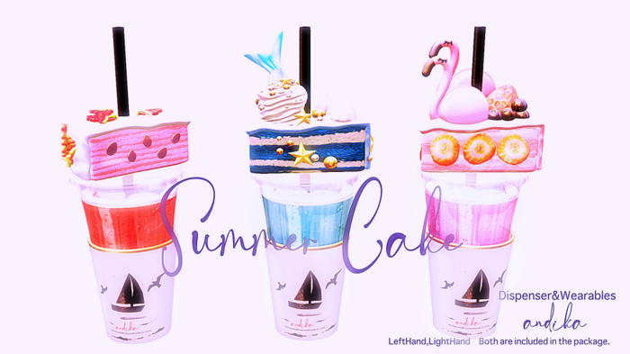 ADD/andika{Summer Cake&Soda}Dispenser&Wearable Set