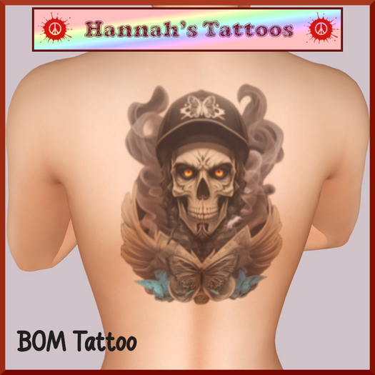 Skull Smoke Tattoo