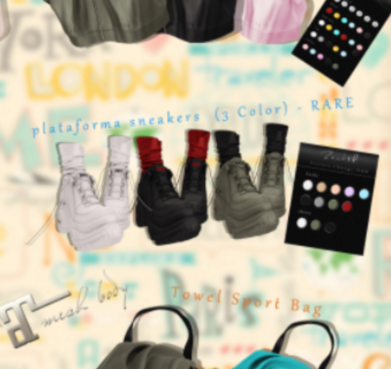 =Zenith=plataforma sneakers (3Colors) Maitreya - RARE