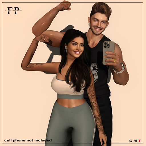 FOX POSES&TATTOO - FITNESS COUPLE BENTO
