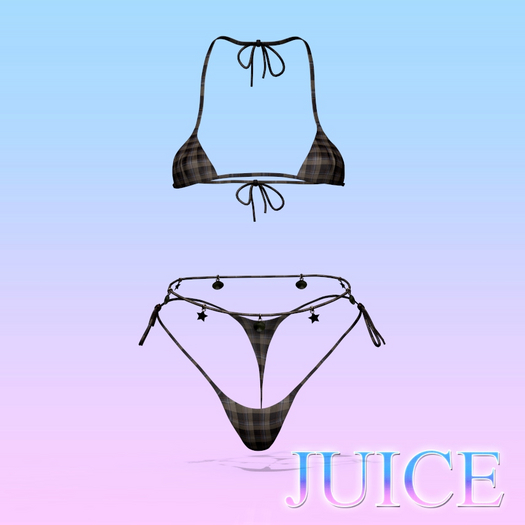 Plaid Dizzy Bikini