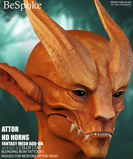 BeSpoke - Dragon Hybrid Attor - HD Horns Unpacker