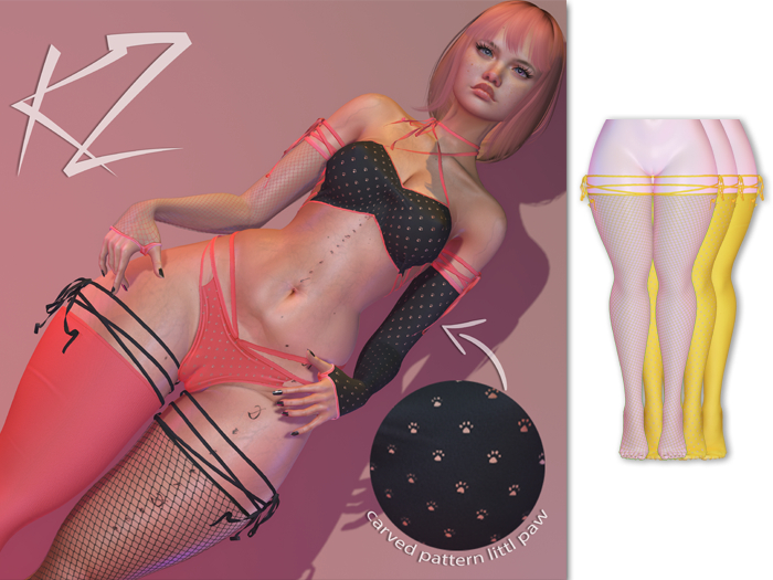 KZ Stockings Catalina Yellow