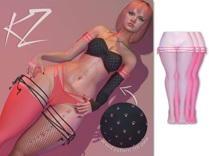 KZ Stockings Catalina Rose