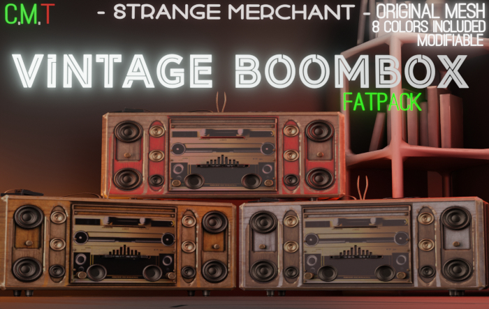 Strange Merchant - Vintage Boombox