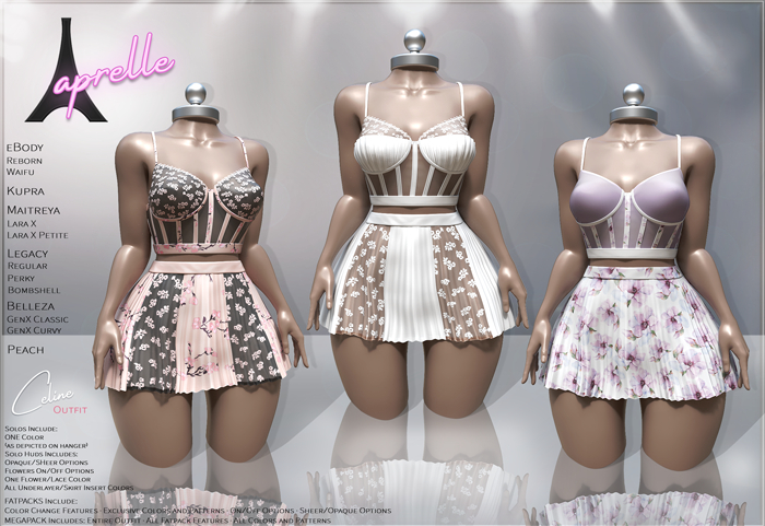 aprelle celine top FATPACK