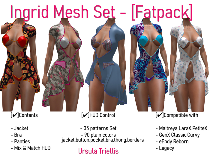 7008 Ingrid Mesh Set - [Fatpack]