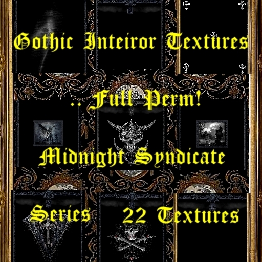 22 Midnight Syndicate Gothic Full Perm Textures