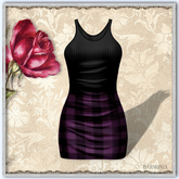 Black Purple Vanessa Dress LaraX