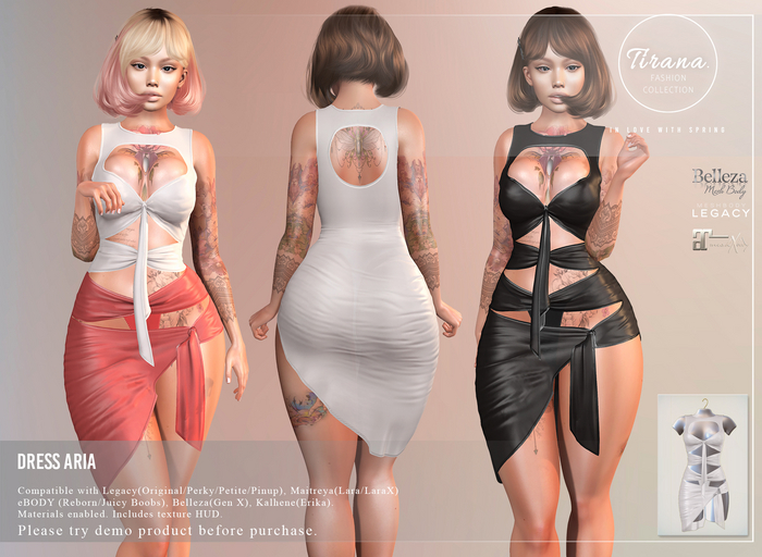 Tirana. Dress Aria. Color 2
